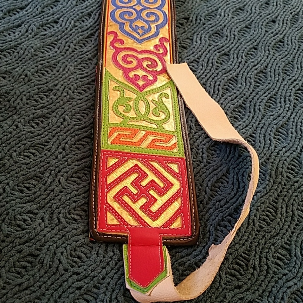 Tibetan leather belt